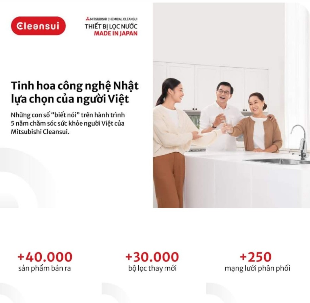 Thiết bị lọc nước Mitsubishi Cleansui