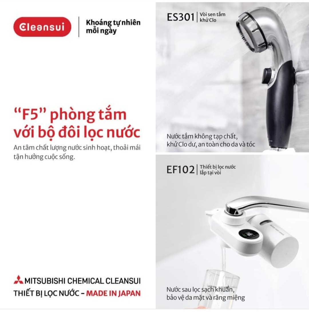 Thiết bị lọc nước Mitsubishi Cleansui